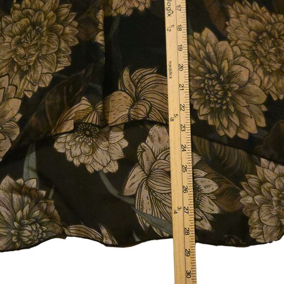 Lola Italy M Viscose/Silk Whimsigoth Fairy Grunge Floral Sheer Flowy - Picture 7 of 10